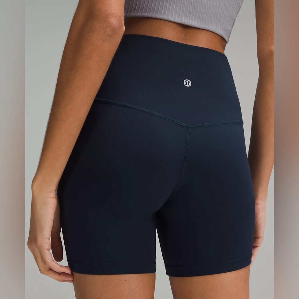 Lululemon Align High-Rise Short 6” Black Bike Shorts